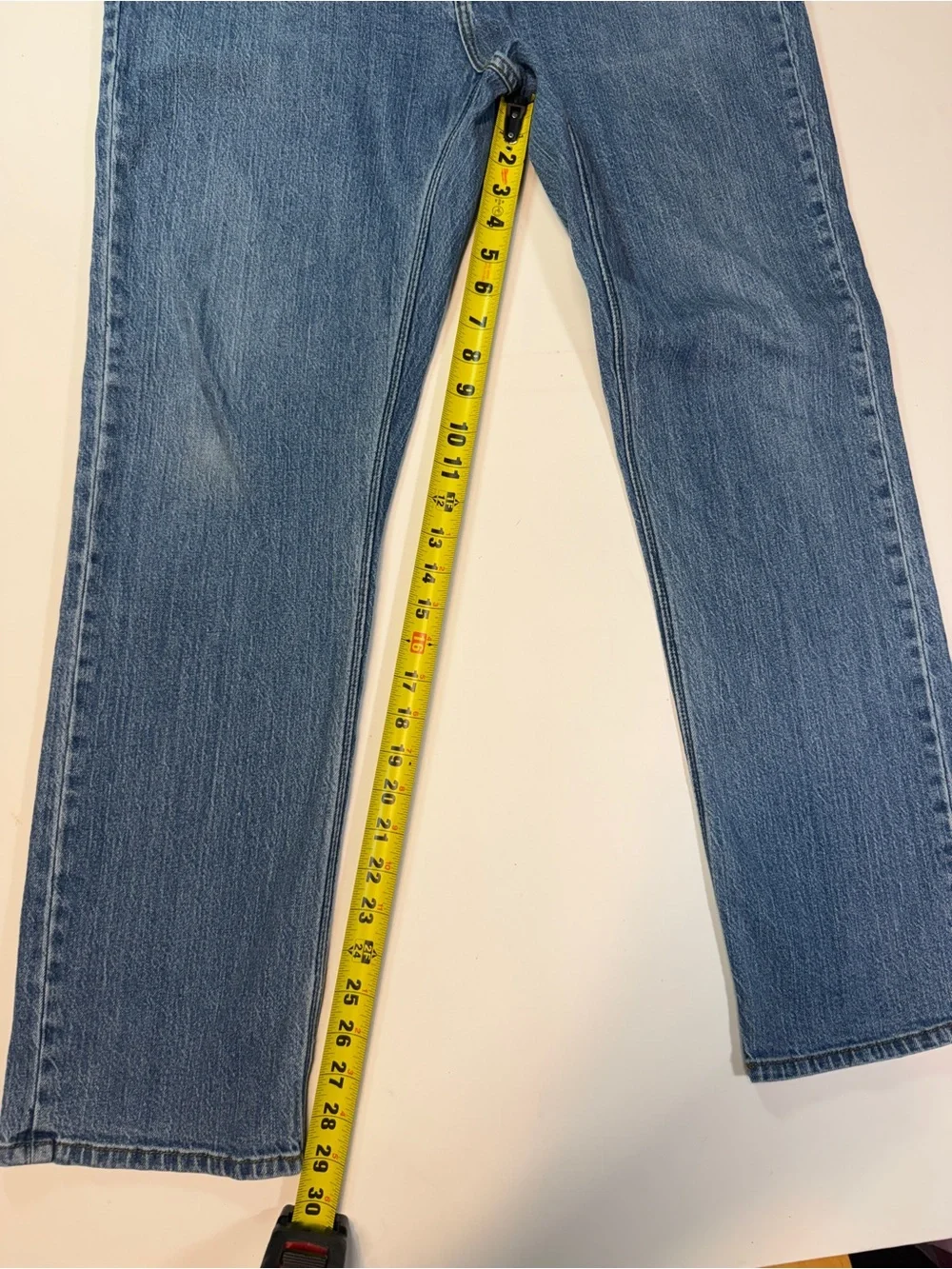 Volcom Men's Slim Straight Jeans in Light Blue Denim